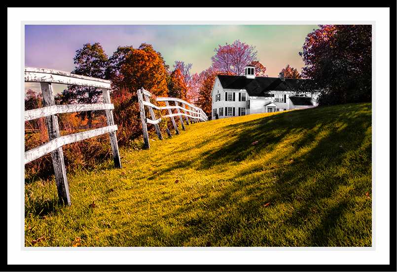 Photo of a house in Quechee Vermont.